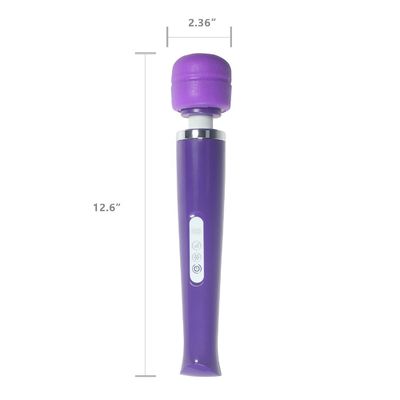 Purple 1800mA Electric Wand Massager Love Magic Wand With 8 Speed 20 modes