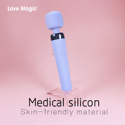 USB Rechargeable Cordless Powerful And Handheld Personal Massager With 8 Speeds 20 Patterns For Back And Neck Relief