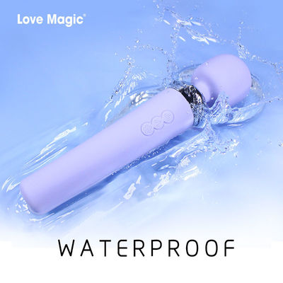 USB Rechargeable Cordless Powerful And Handheld Personal Massager With 8 Speeds 20 Patterns For Back And Neck Relief
